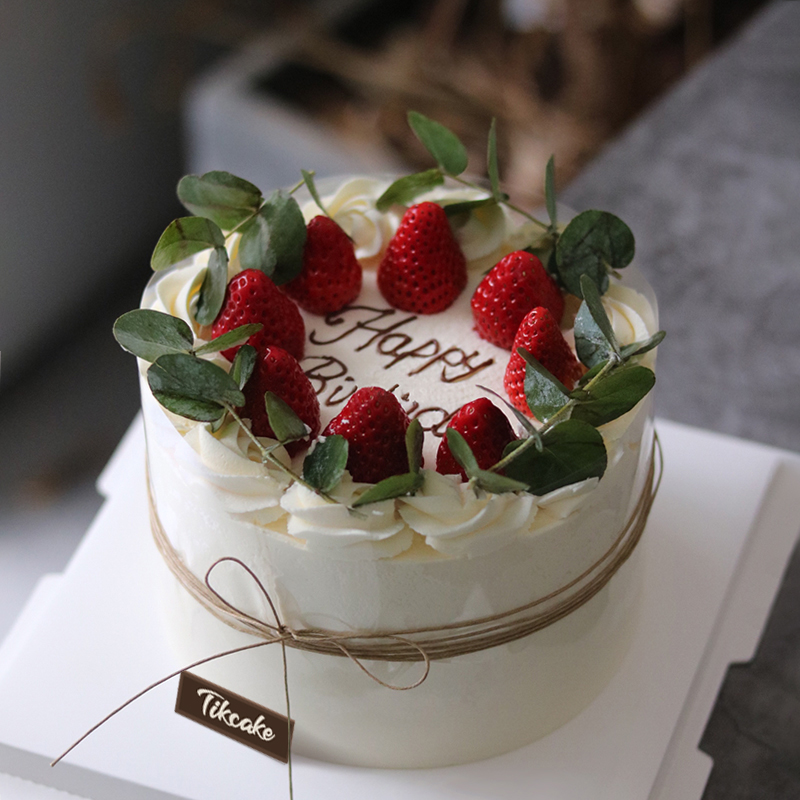 创意草莓网红蛋糕