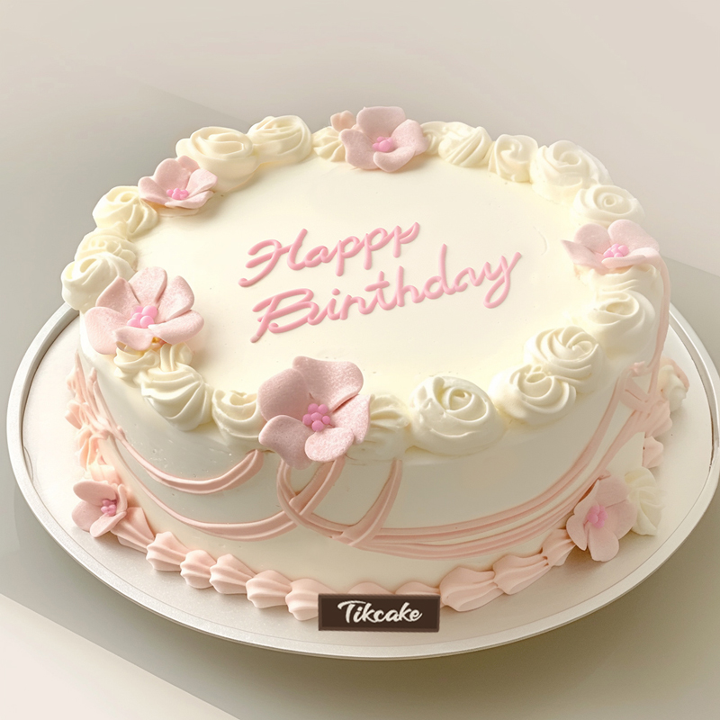 原创小清新翻糖鲜奶蛋糕（四）