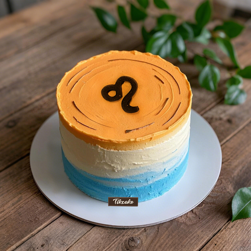 原创狮子座主题鲜奶蛋糕三（7.23-8.22）