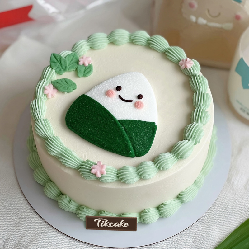 原创端午节主题鲜奶蛋糕