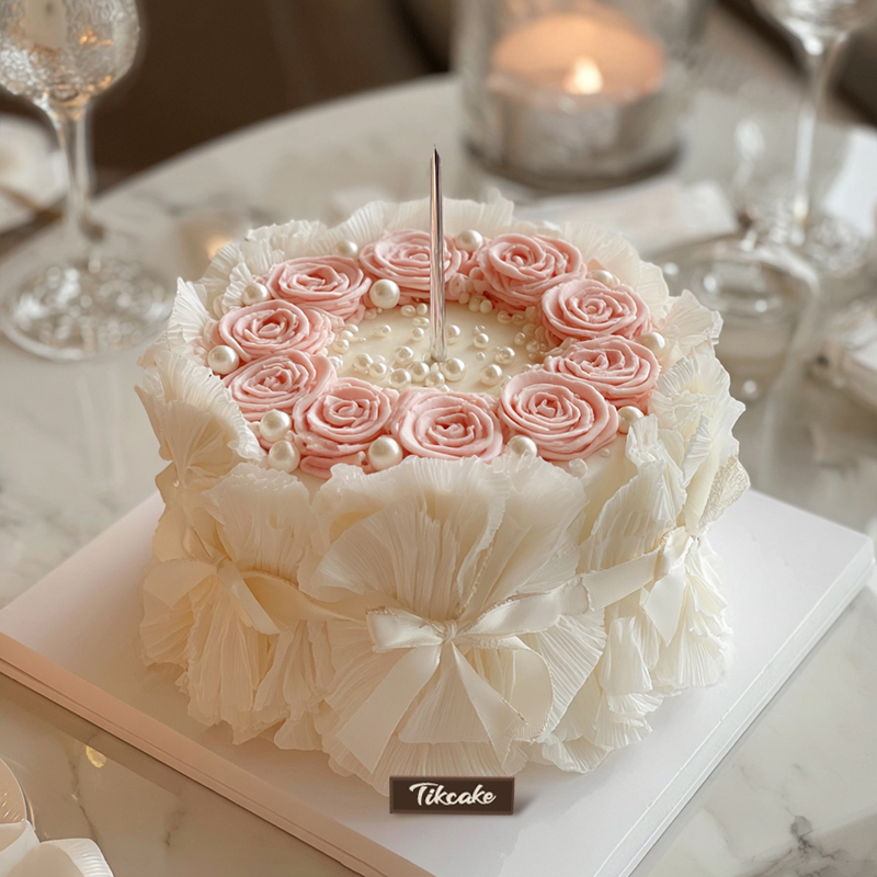 原创花束风鲜奶蛋糕